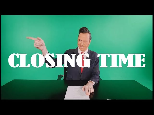 Imagen del videoclip de Closing Time